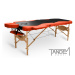 Skládací masážní stůl TANDEM Profi W2D DUO Barva: černo-oranžová