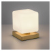 Paul Neuhaus LED stolní lampa Dadoa, stmívatelná, mosaz matná