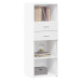 vidaXL Skříň highboard bílá 45 x 42,5 x 124 cm kompozitní dřevo