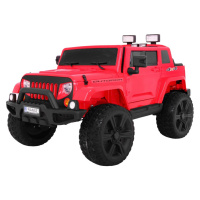 mamido Dětské elektrické autíčko Jeep Mighty 4x4 červené