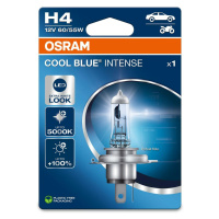 OSRAM H4 12V 60/55W P43t Cool Blue INTENSE NextGen. 5000K +100% 64193CBN-1BL