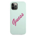 Guess GUHCP12MLSVSBF hard silikonové pouzdro iPhone 12 / 12 Pro 6.1" blue-fushia Silicone Vintag