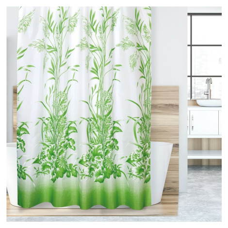 Zelené sprchové zástěny