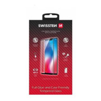 Tvrzené sklo Swissten Full Glue, Color Frame, Case Friendly pro Xiaomi Mi 10 Lite, černá