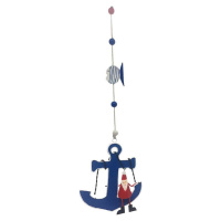 Závěsná vánoční dekorace Anchor with String Santa - G-Bork