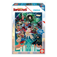 Puzzle DC League of Superpets Educa 300 dílků a Fix lepidlo