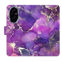 iSaprio Flip pouzdro Purple Marble pro Honor 200