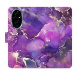 iSaprio Flip pouzdro Purple Marble pro Honor 200