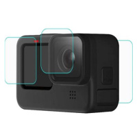 PrimeGuard Ochranné tvrzené sklo pro Gopro Hero 5 Transparentní 3 ks v jedné sadě