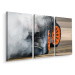 MyBestHome BOX Vícedílné plátno Unášené Auto V Oblaku Kouře Varianta: 40x60