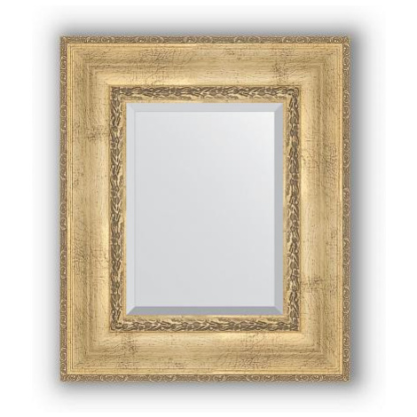 Zrcadlo v rámu, patinovaný stříbrný ornament 120 mm FOR LIVING