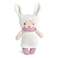 Panenka pletená růžová Baby Baba Knitted Doll ThreadBear 24 cm z jemné a měkké bavlny v dárkovém