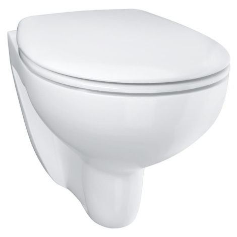 Wc s prkénkem softclose závěsné Grohe Bau Ceramic alpská bílá zadní odpad 39351000