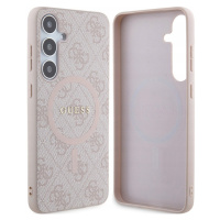 Pouzdro z kůže Guess pro MagSafe pro Galaxy S24 Plus, case, kryt, zadní kryt