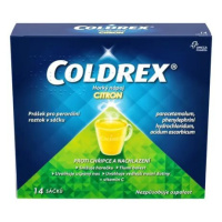 COLDREX HORKÝ NÁPOJ CITRON 750MG/10MG/60MG POR PLV SOL SCC 14 II