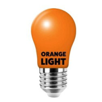 UVtech Orange-2 večerní oranžová LED žárovka 3W E27