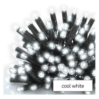 EMOS Profi LED spojovací řetěz černý – rampouchy, 3 m, venkovní, studená bílá D2CC01