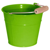 Woody Zahradní kyblík zelený kov