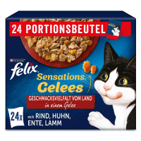 FELIX Sensations želé výběr z venkova, 24 × 85 g