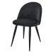 Ak furniture Čalouněná designová židle Poppy černá