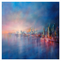 Ilustrace Arriving, Annette Schmucker, 40 × 40 cm