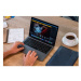 Kožené pouzdro FIXED Oxford pro Apple MacBook Air 15,3" (2023) M2, modrá