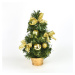 Vánoční stromek zdobený Lisa zlatá, 30 cm