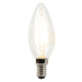 Sada 5 ks E14 stmívatelných LED svíčkových lamp B35 čirá 3W 250 lm 2700K