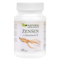 Natural Medicaments Ženšen+vitamín E cps.60