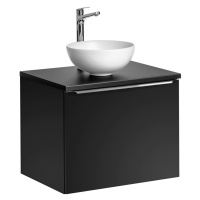 ArtCom Koupelnová skříňka s umyvadlem a deskou SANTA FE Black DU60/1 | 60 cm