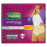 Depend Super pro ženy S/M natahovací kalhotky 10 ks