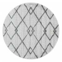 Ayyildiz koberce Kusový koberec Pisa 4701 Cream kruh Rozměry koberců: 160x160 (průměr) kruh