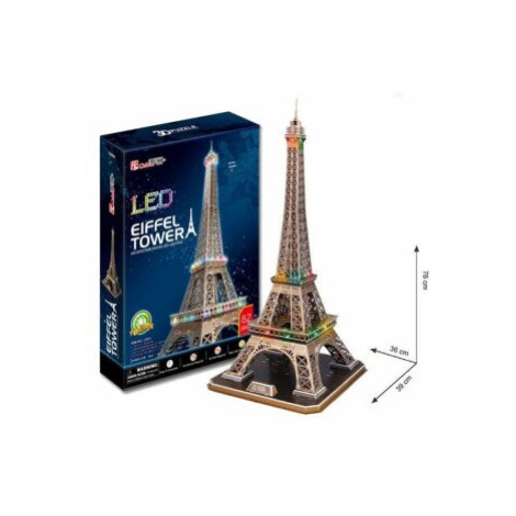 Puzzle 3D Eiffelova věž / led - 82 dílků