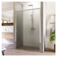 MEREO Sprchové dveře, LIMA, dvoudílné, zasunovací, 110x190 cm, chrom ALU, sklo Point CK80412K