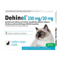 Dehinel 230mg/20mg pro kočky tbl.2