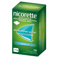 NICORETTE Icemint Gum 2 mg léčivá žvýkací guma 105 ks