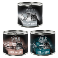 Wild Freedom Adult 6 x 200 g - bez obilovin - Mix balení - White Infintiy, Clear Lakes, Strong L