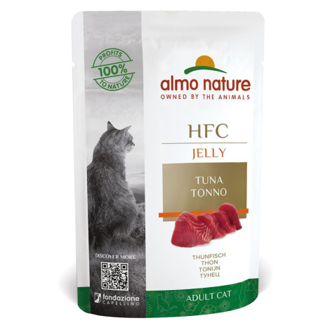 Almo Nature HFC in Jelly želé s tuňákem 24 × 55 g Almo Nature Holistic