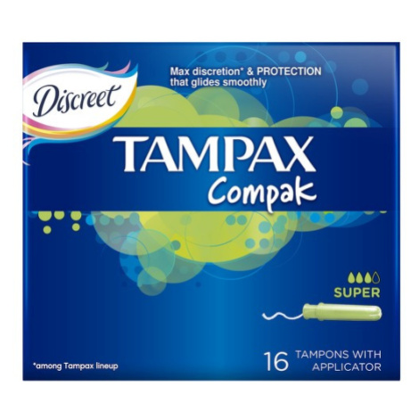 Tampax Super tampony 16ks Discreet