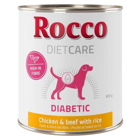 Rocco Diet Care Diabetic kuřecí a hovězí s rýží 800 g 12 x 800 g