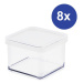 Krabička SET LOFT, 8 x 0,5 l, bílá