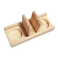 DUVO+ Dřevěné puzzle na pochoutky Edd 18 × 7 × 2,5cm