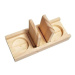 DUVO+ Dřevěné puzzle na pochoutky Edd 18 × 7 × 2,5cm