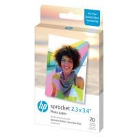 HP Zink Paper Sprocket Select 20 ks 2,3x3,4