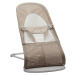 BABYBJÖRN Lehátko Balance Soft Grey Beige/White mesh, světle šedá konstrukce