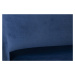 Dkton Stylová jídelní židle Alexandre tmavě modrá