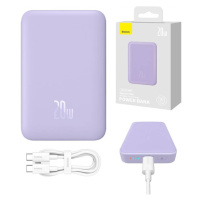 Magnetická powerbanka Baseus Magnetic Mini 10000mAh, Usb-c 20W MagSafe (fio