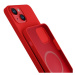 Ochranný kryt 3mk Hardy Silicone MagCase pro Apple iPhone 14 Plus, red