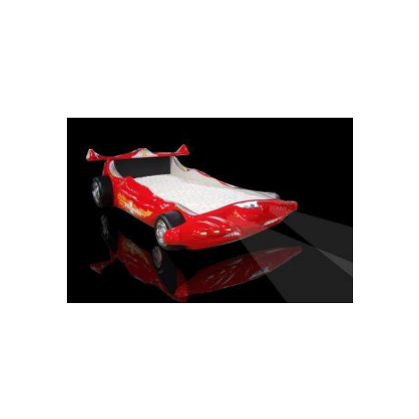 Dětská auto postel Formule 1 - červená