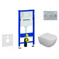 GEBERIT Duofix Set předstěnové instalace, klozetu Oudee a sedátka softclose, tlačítko Delta01, m